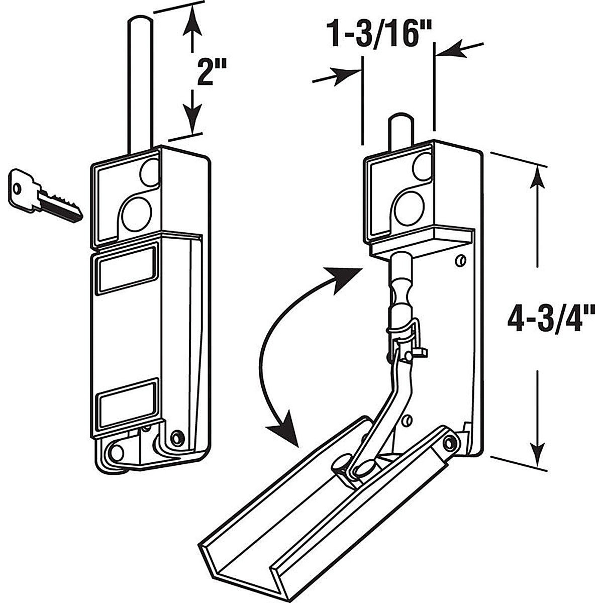 Prime-Line U9919 Metal Indoor Deadbolt