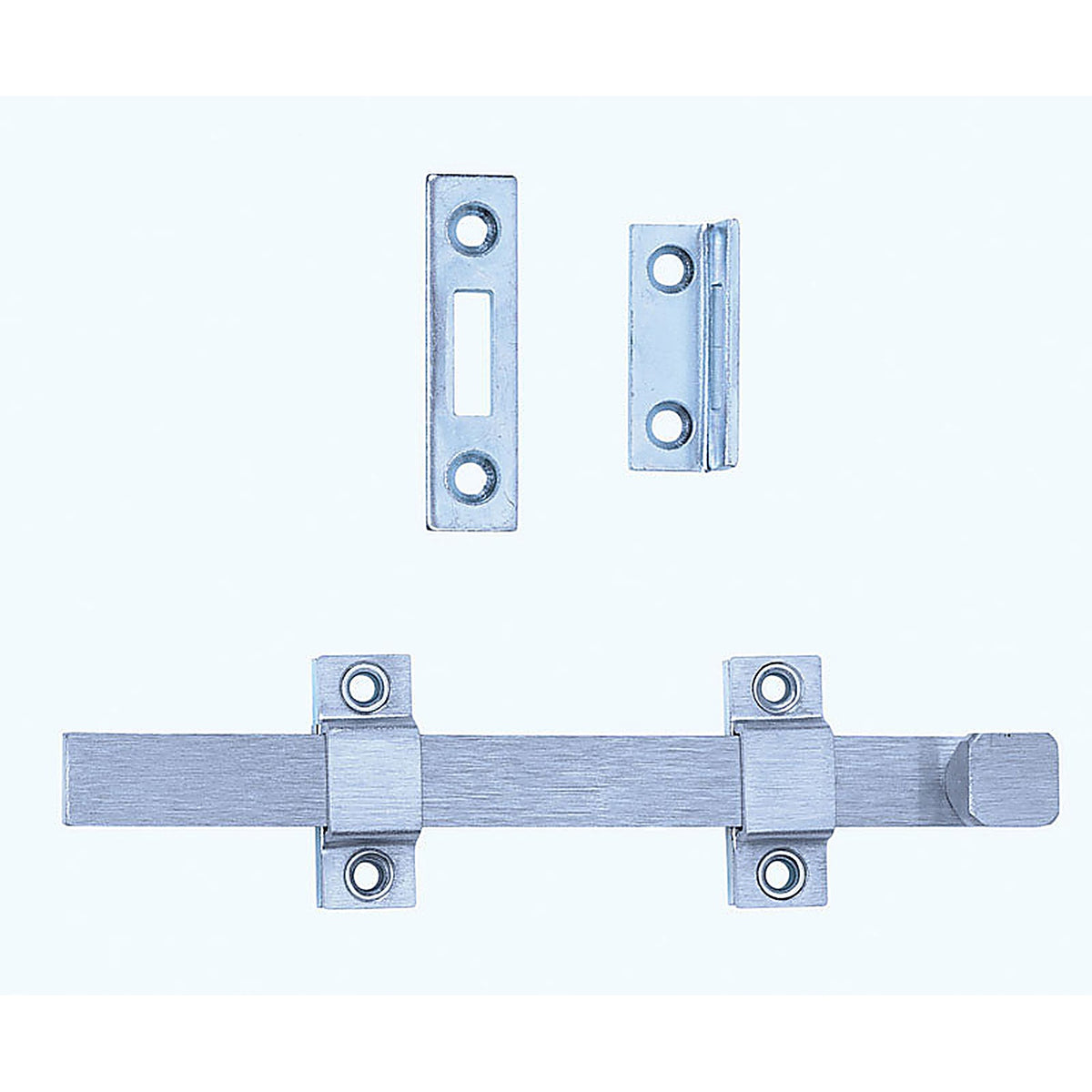 Tell - DT100017 - Satin Chrome Steel Surface Bolt