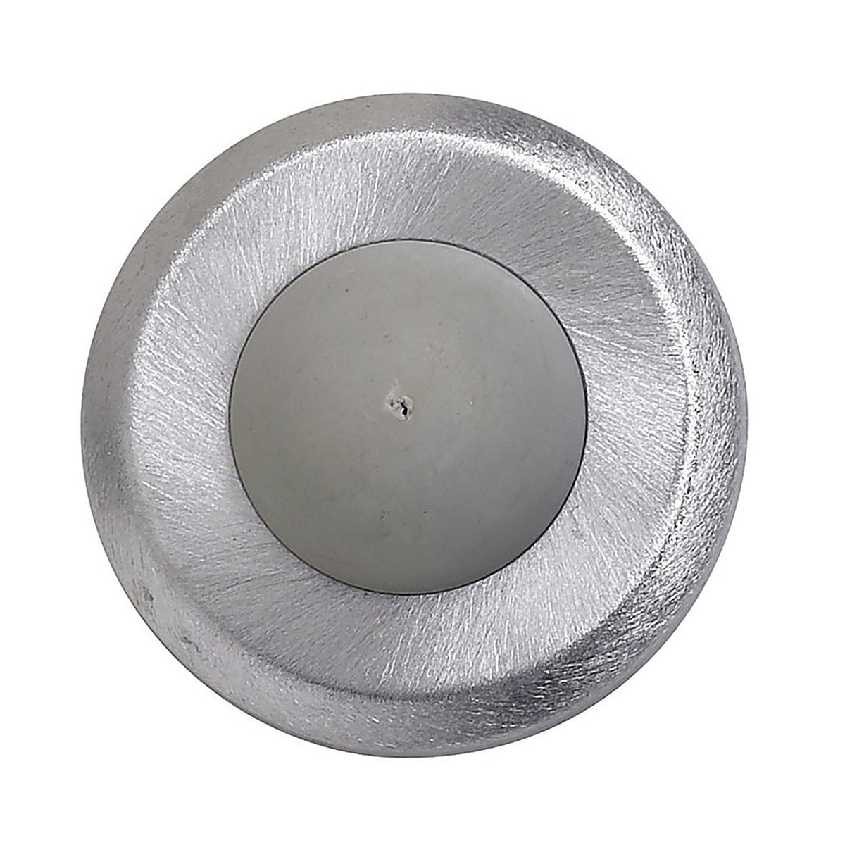 Tell - DT100085 - Stainless Steel Satin Chrome Silver Wall Door Stop Mounts to Wall 2-1/2 In.