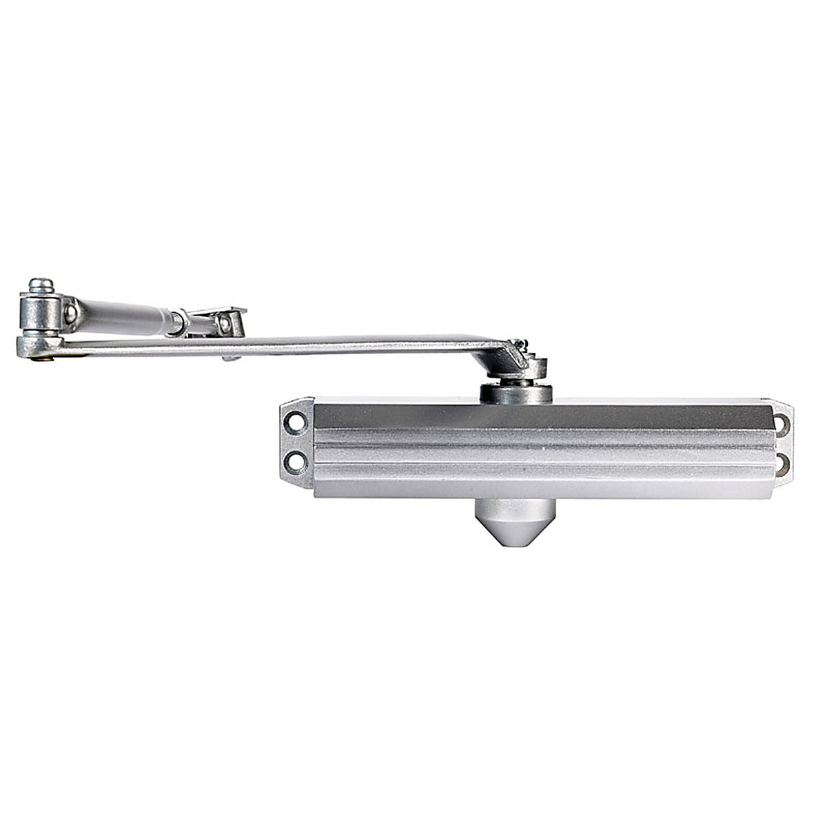 Tell DC100018 Aluminum Aluminum/Steel Hydraulic Adjustable Door Closer Grade 1