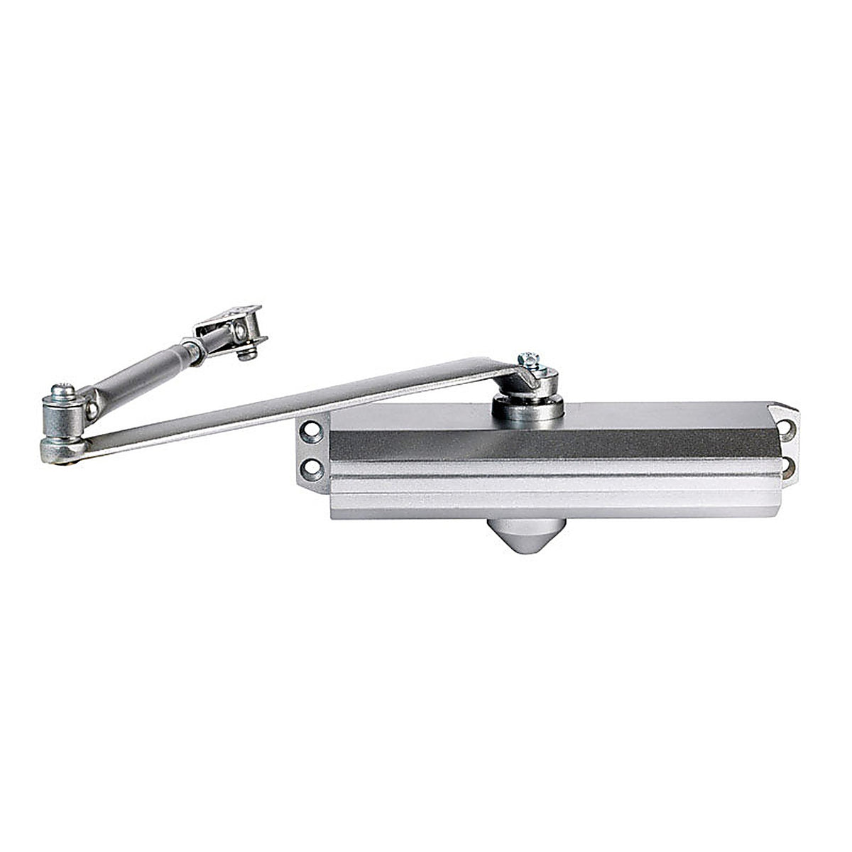 Tell DC100018 Aluminum Aluminum/Steel Hydraulic Adjustable Door Closer Grade 1