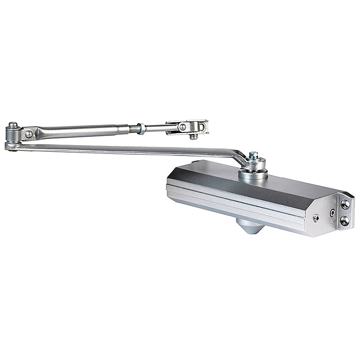 Tell DC100018 Aluminum Aluminum/Steel Hydraulic Adjustable Door Closer Grade 1