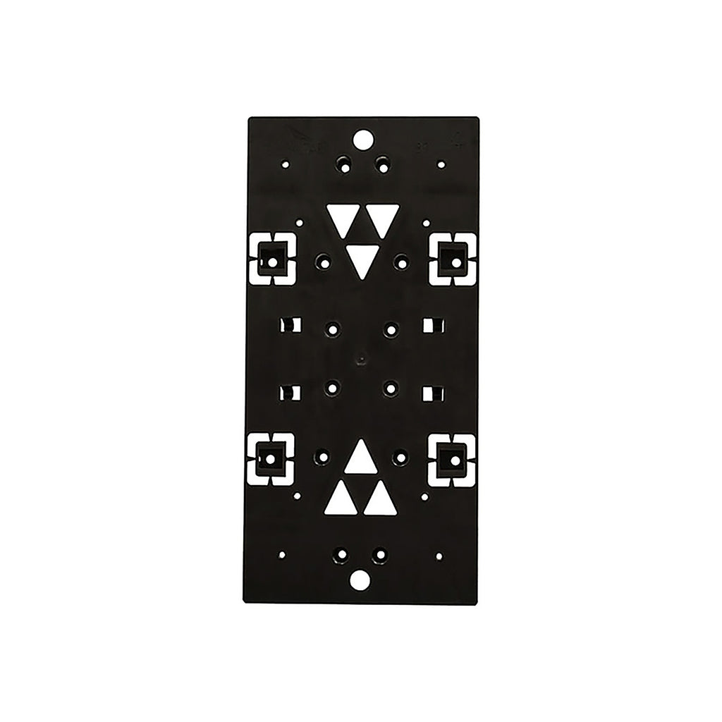 Gibraltar PLMB0060 Black Plastic Mailbox Mounting Board .090 Ga. 13-1/16 in. L