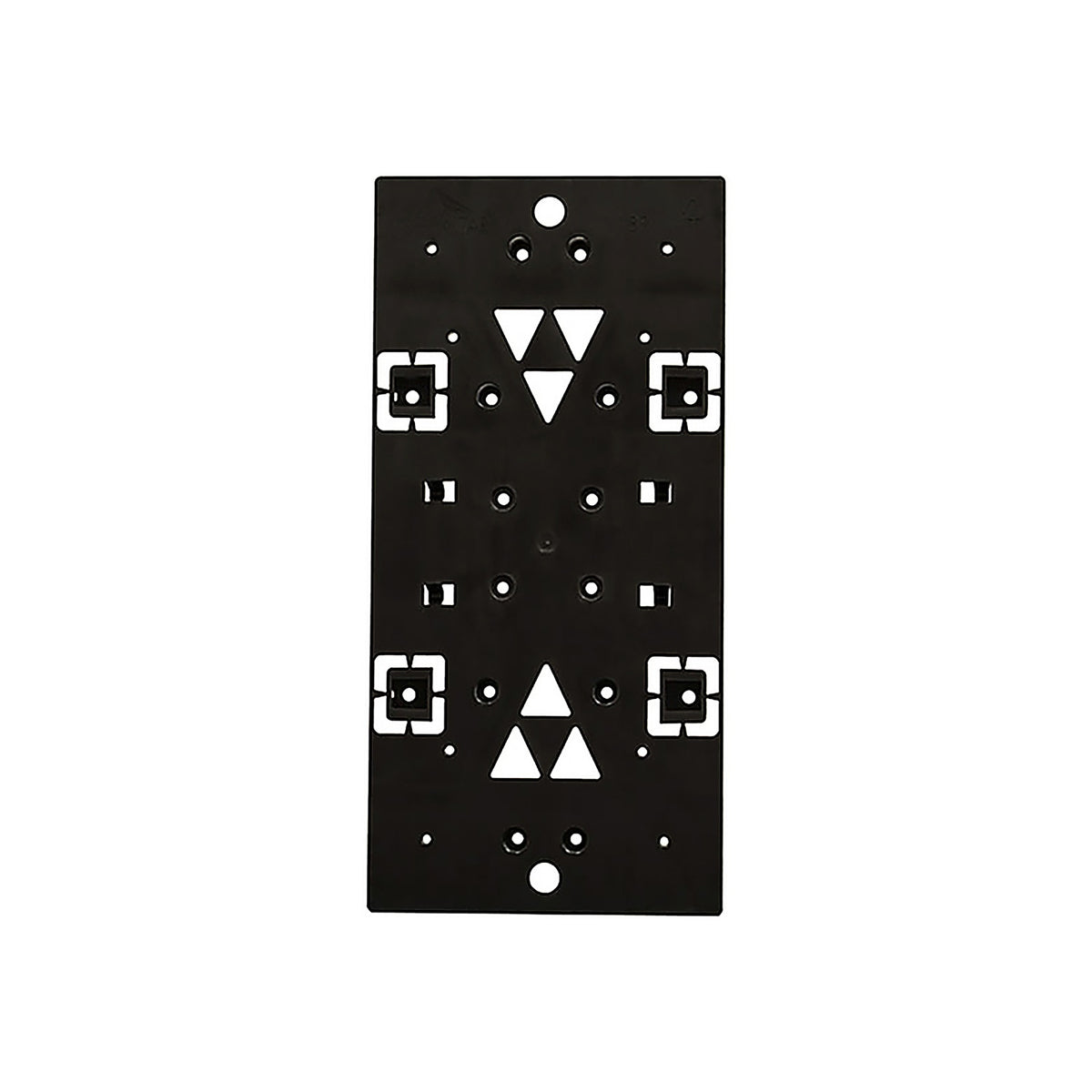 Gibraltar PLMB0060 Black Plastic Mailbox Mounting Board .090 Ga. 13-1/16 in. L