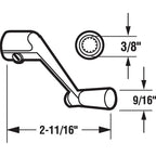 Prime-Line - H 3534 - Painted Bronze Aluminum Single-Arm Casement Operator Crank Handle For Universal