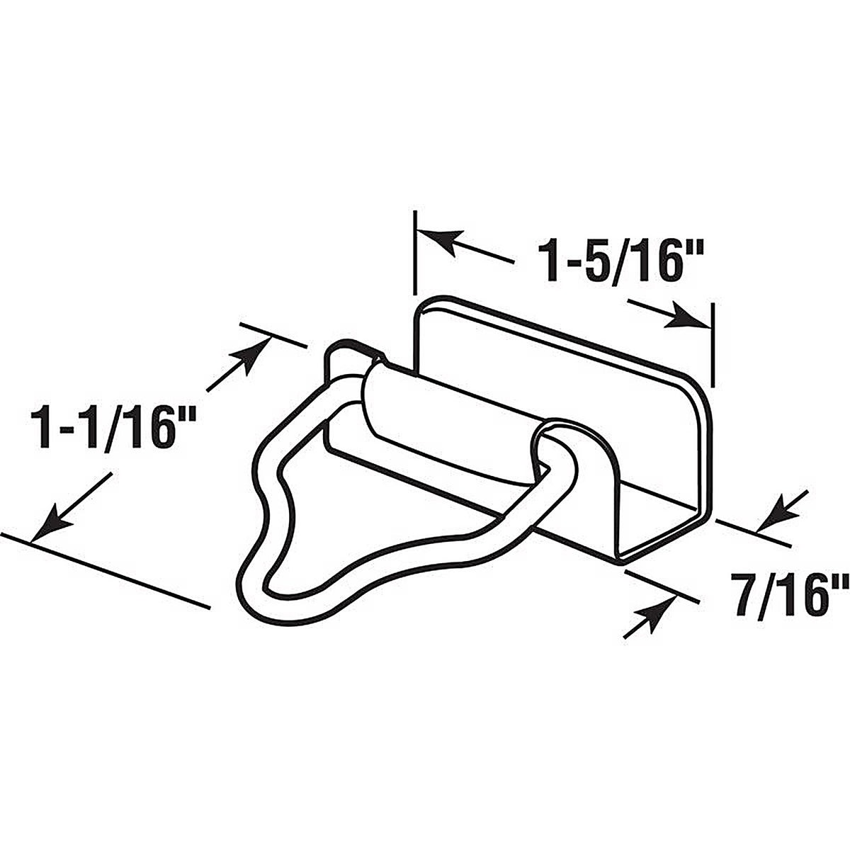 Prime-Line - L 5790 - Mill Aluminum Specialty Latches 4 pk