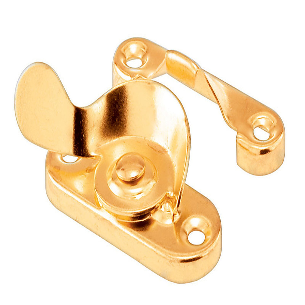 Prime-Line 171118 Brass-Plated Steel Sash Lock 1/Pack