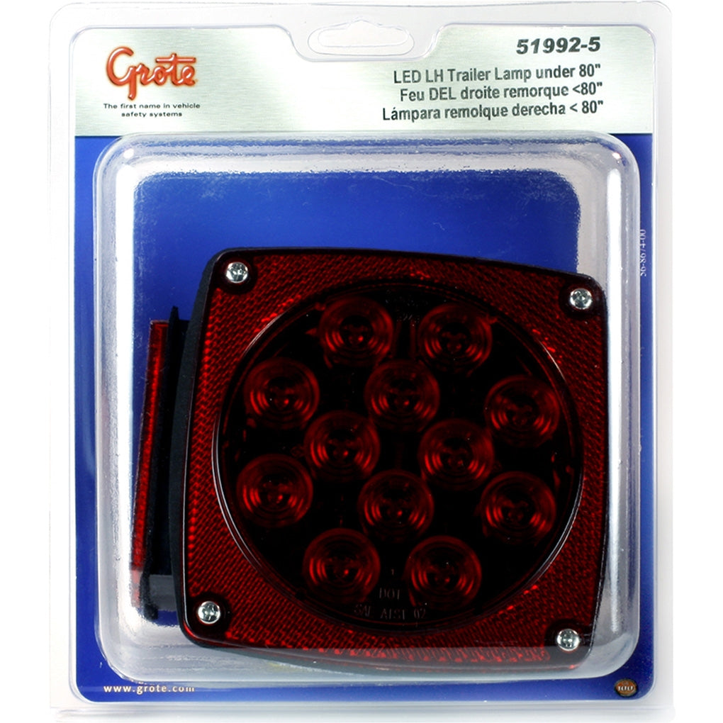 Grote 51992-5 Stop Tail Turn Lamp, Red