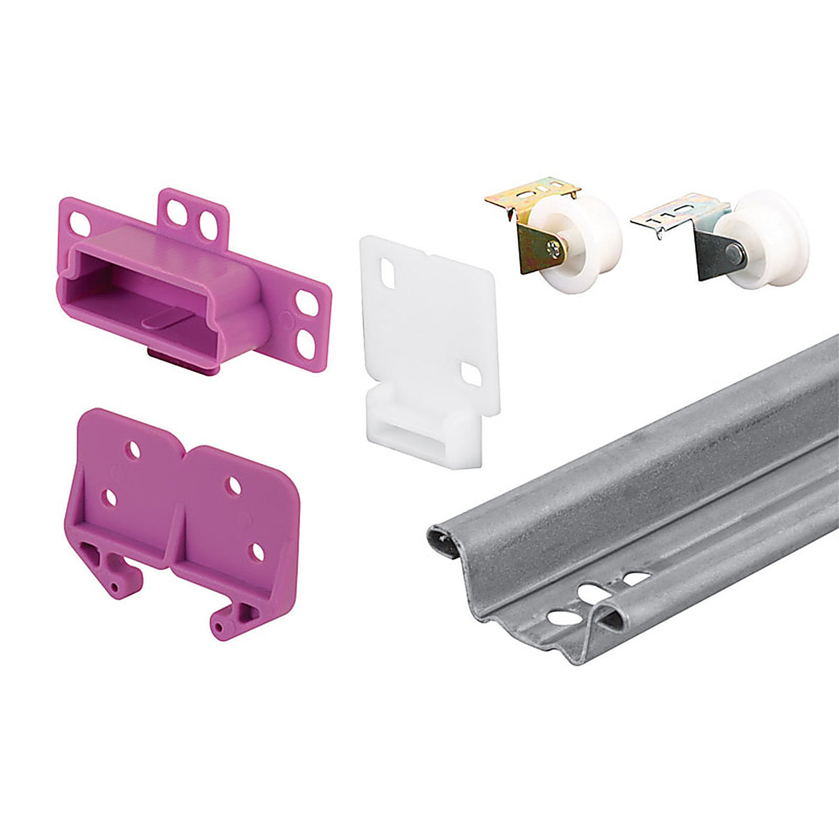 Prime-Line - R 7125 - 22 in. L Plastic Center Guide Drawer Guide Roller Assembly 1 pk