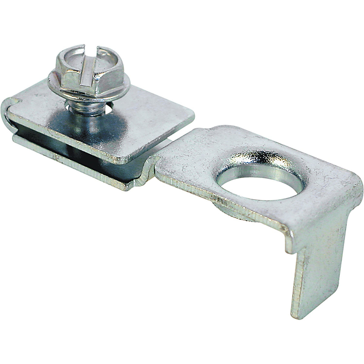 Prime-Line - N 6640 - Zinc-Plated Silver Steel Bracket 1 pk