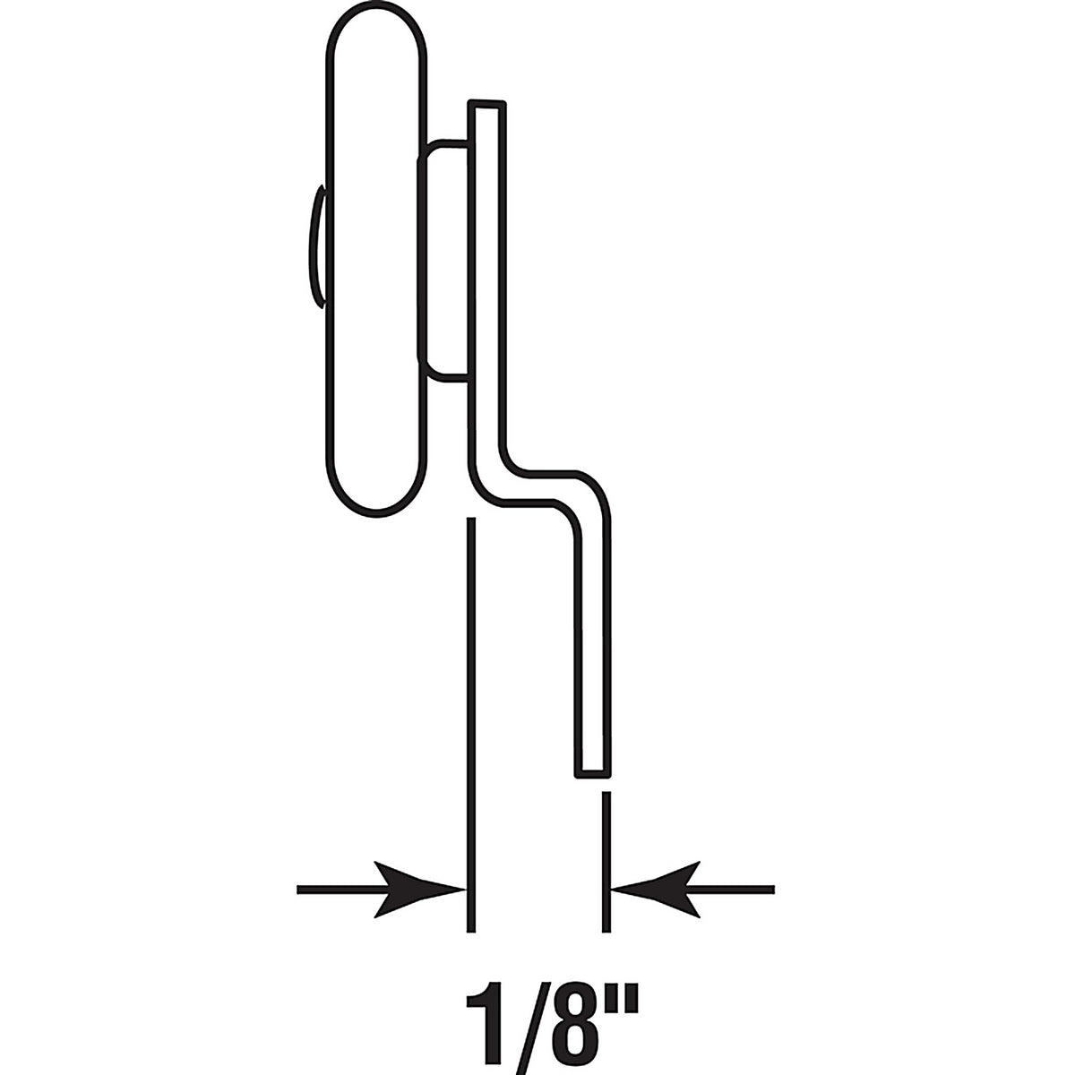Prime-Line - N 6648 - 7/8 in. D X 1/8 in. L Mill Nylon/Steel Roller Assembly 2 pk