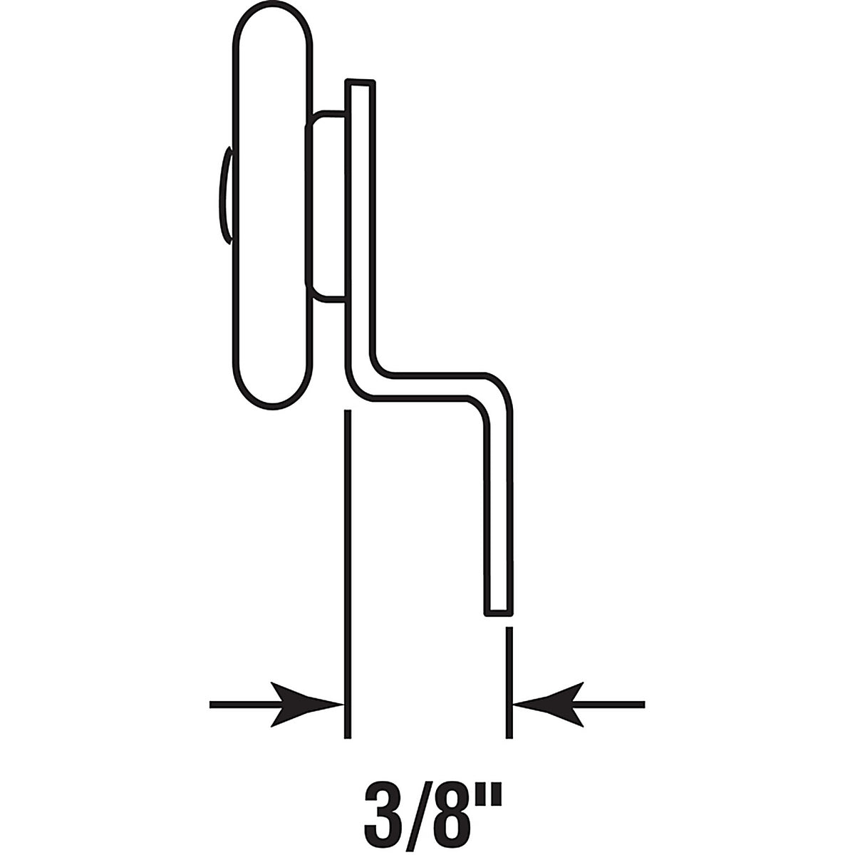 Prime-Line - N 6649 - 7/8 in. D X 0.38 in. L Mill Nylon/Steel Roller Assembly 2 pk
