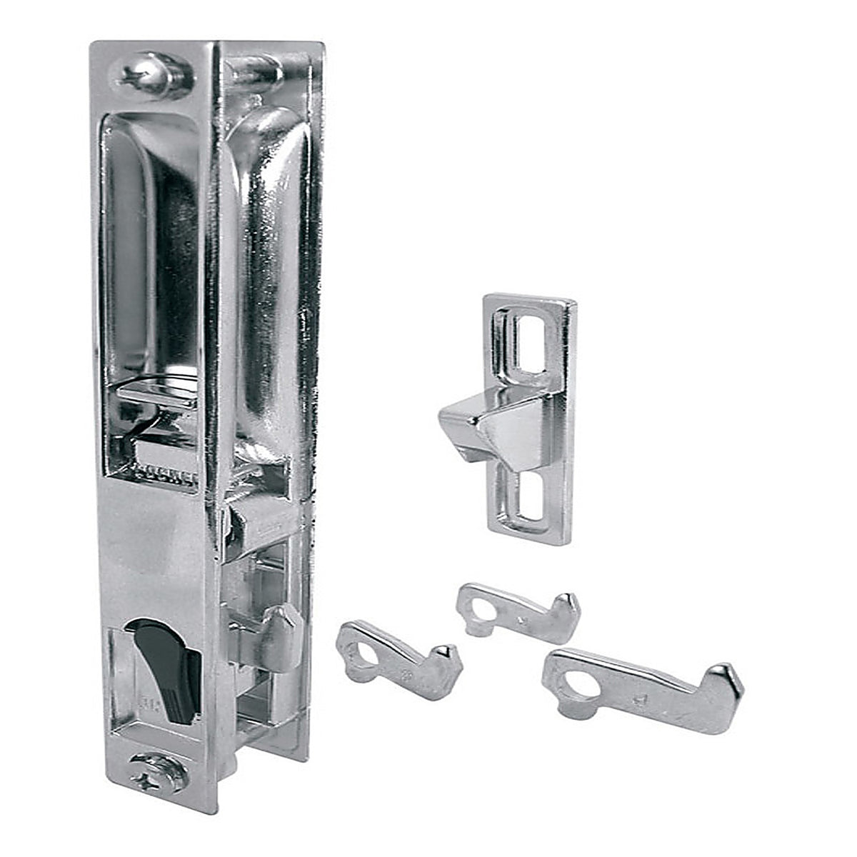 Prime-Line - C 1045 - Chrome Steel Outdoor Patio Door Handle Set