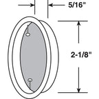 Prime-Line - N 6699 - 2.13 in. L Brass-Plated Gold Steel Pull Handle