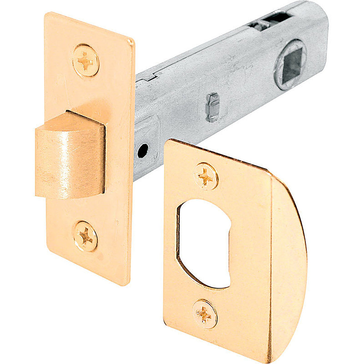 Prime-Line E2281 Bright Brass Brass Mortise Latch Bolt