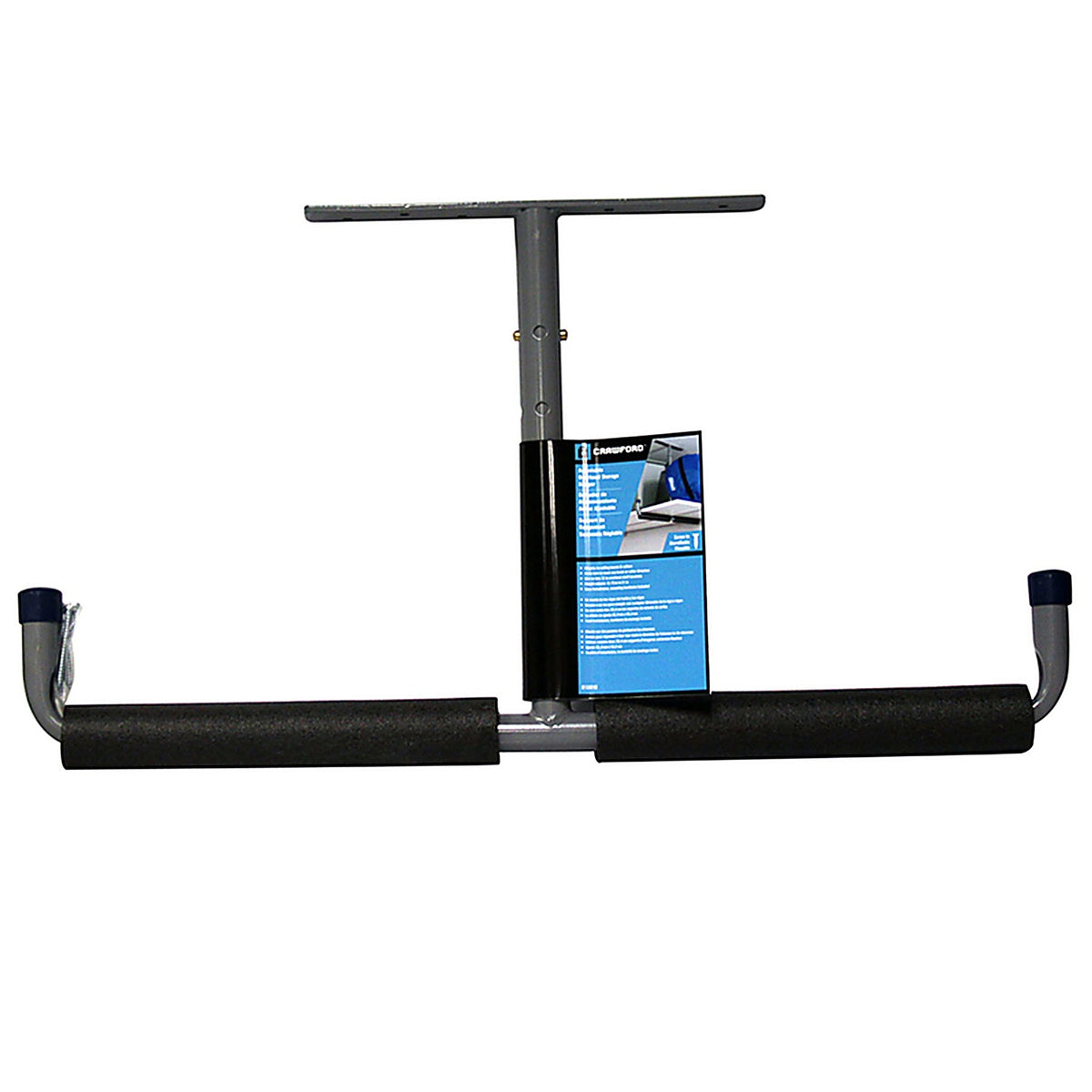 Crawford H13010 Black Steel Overhead Storage Hanger 50 lb. capacity 1/Pack