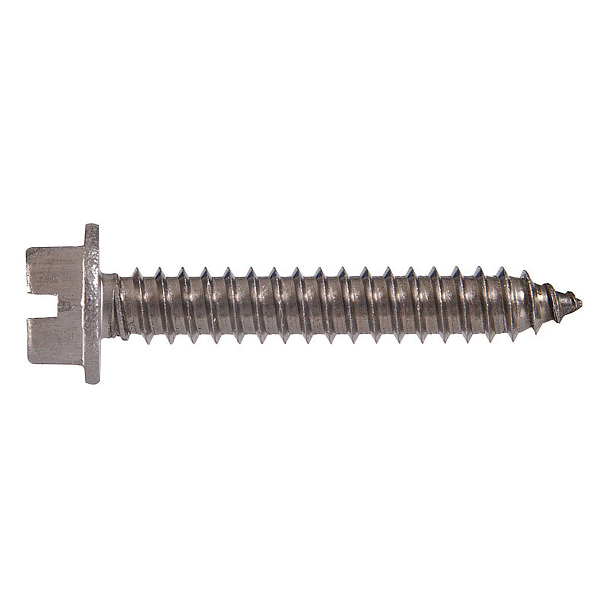 Hillman - 0823116 - No. 12 Ga. X 1 In. L Slotted HEX Washer Head Sheet Metal Screws 100 Pack