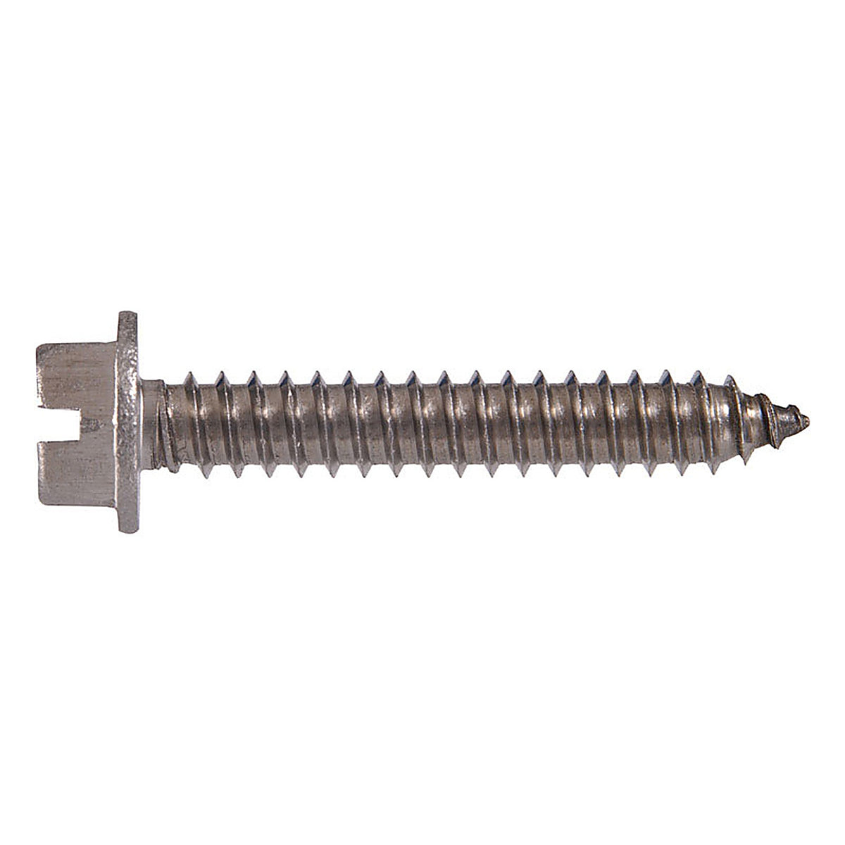 Hillman - 0823120 - No. 12 Ga. X 1-1/2 In. L Slotted HEX Washer Head Sheet Metal Screws 100 Pack