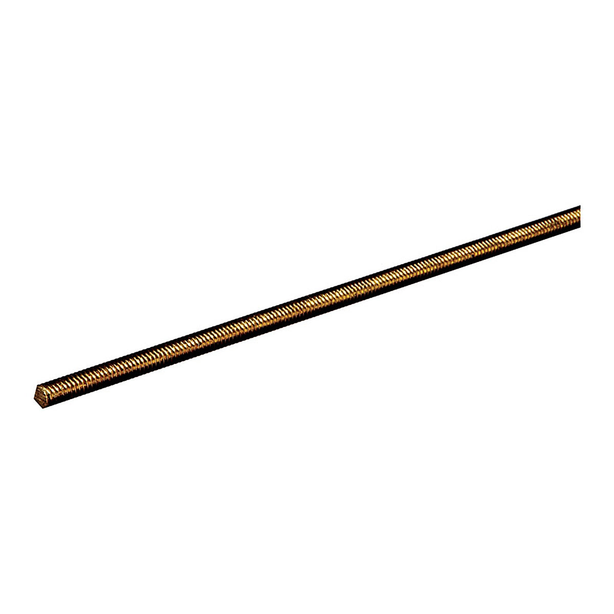 Steelworks - 11505 - 3/16 In. D X 12 In. L Threaded Brass Rod 1 Pack