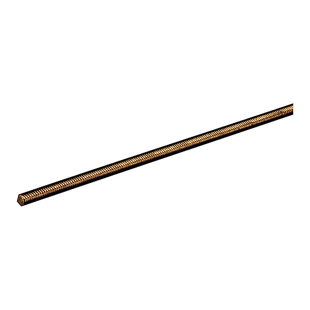 Steelworks - 11511 - 5/16 In. D X 12 In. L Threaded Brass Rod 1 Pack
