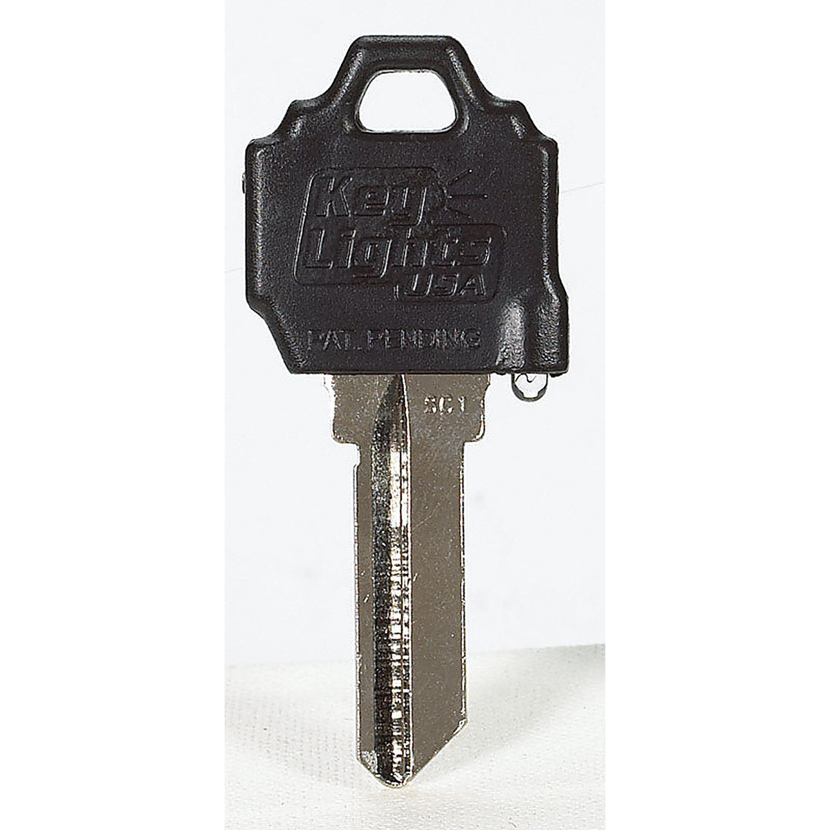 Giant Concepts Llc - SC1BLA - Keylights Black Head House Key Blank w/Flashlight Sc1/1510 Single for Schlage/Bal