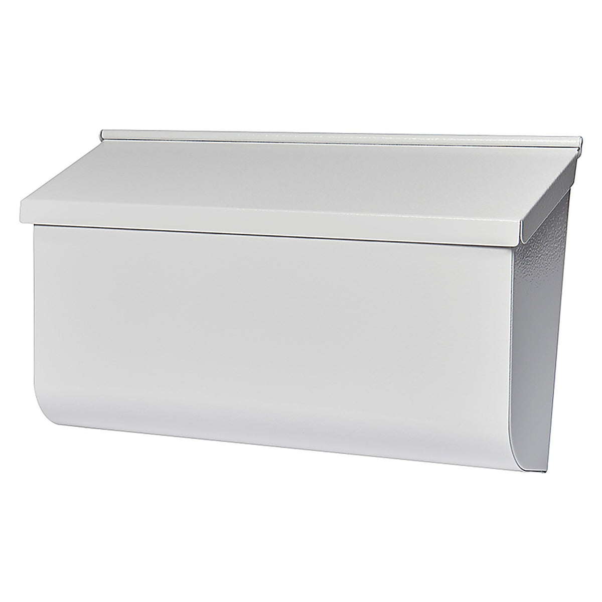Gibraltar L4009WW0 Woodlands Contemporary Galvanized Steel Wall Mount White Mailbox