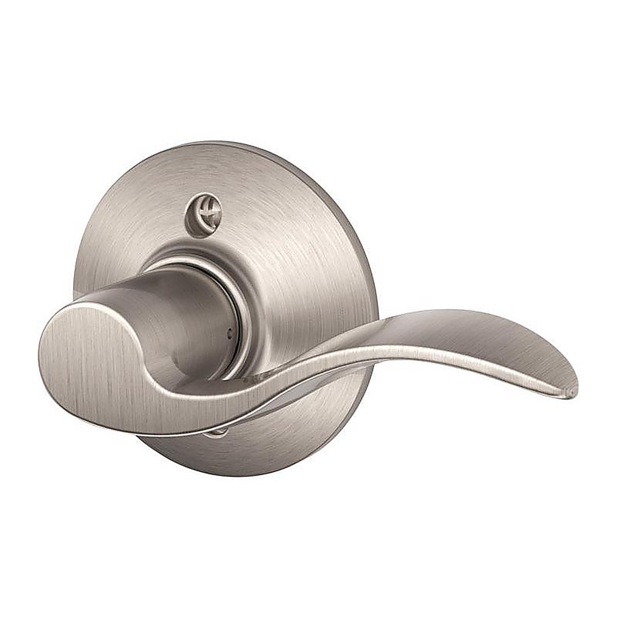 Schlage F170VACC619RH Accent Satin Nickel Dummy Lever Right Handed
