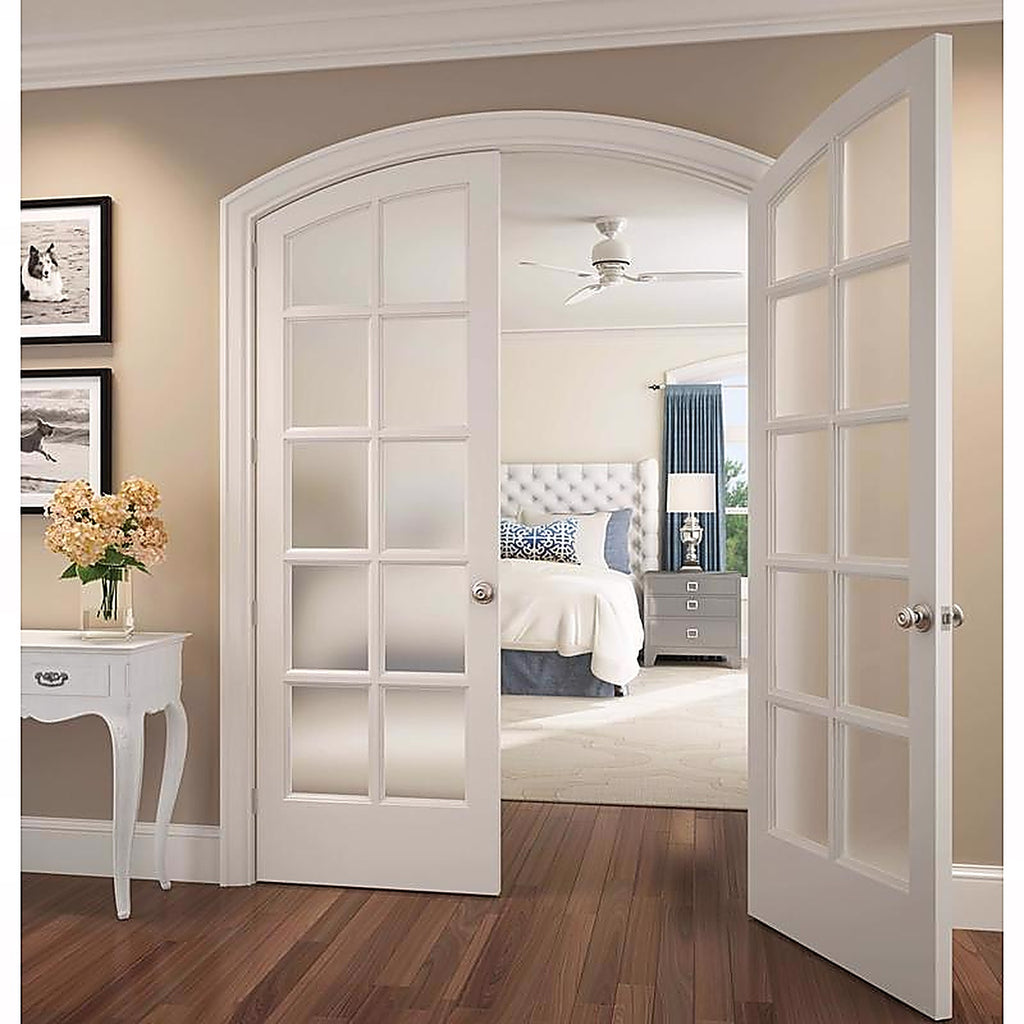 Schlage F40VGEO619 Georgian Satin Nickel Privacy Lockset ANSI Grade 2 1-3/4 in.