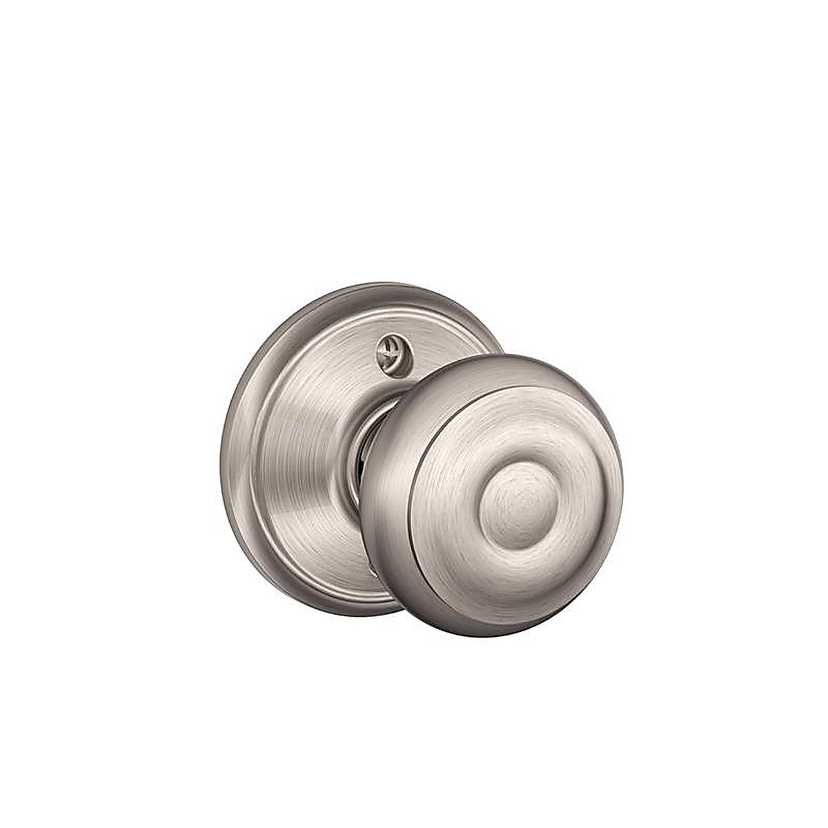 Schlage F170VGE0619 Georgian Satin Nickel Dummy Knob Right or Left Handed