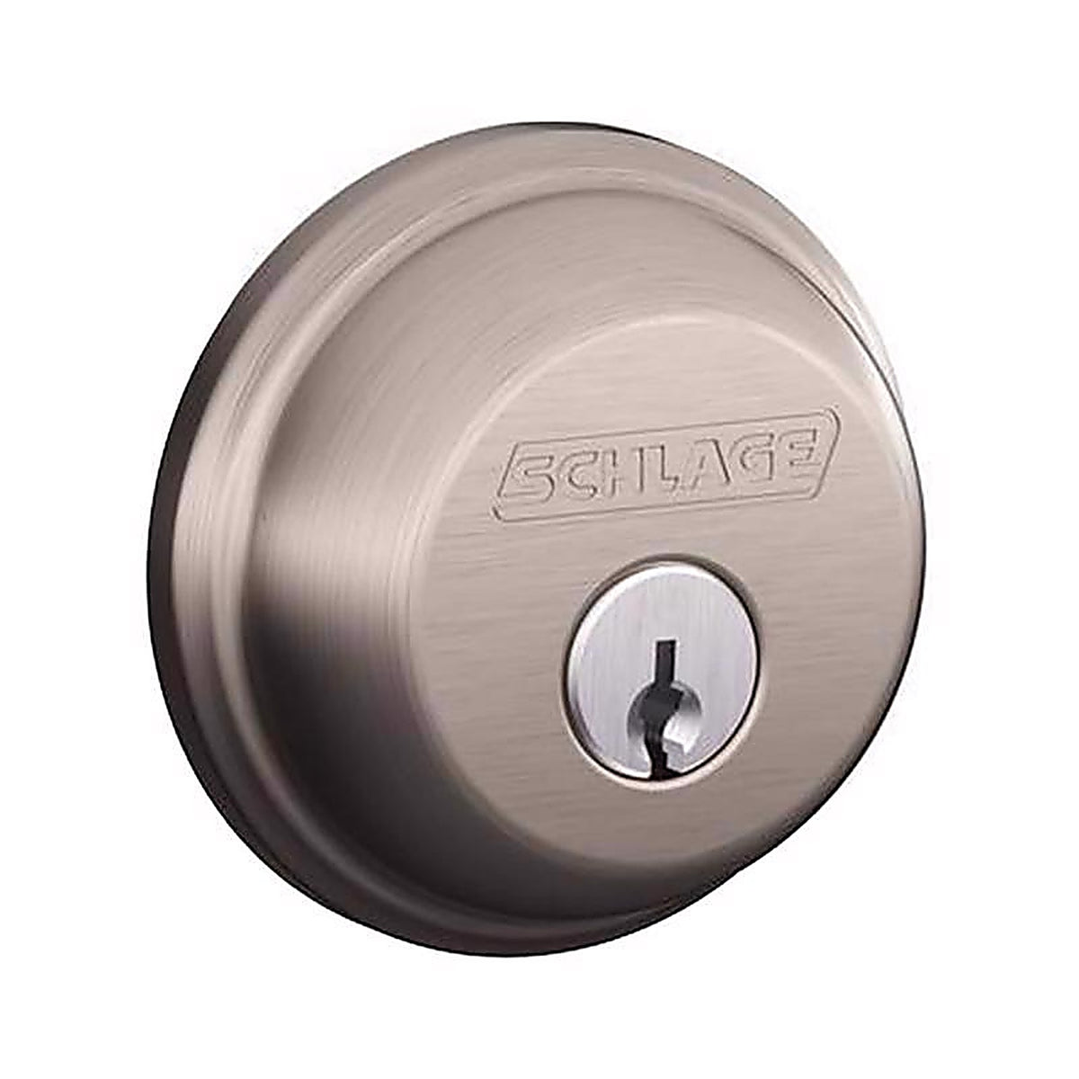 Schlage - B62 N G 619 - Satin Nickel Zinc Double Cylinder Deadbolt