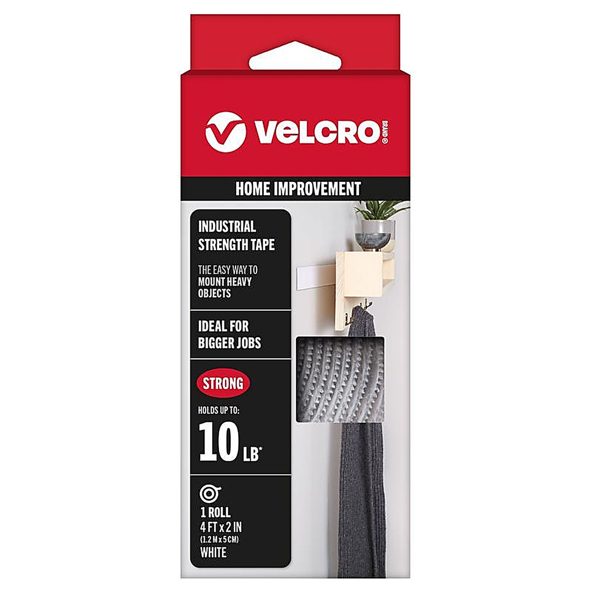 Velcro 90595 Hook and Loop Fastener 48 in. L 1/Pack