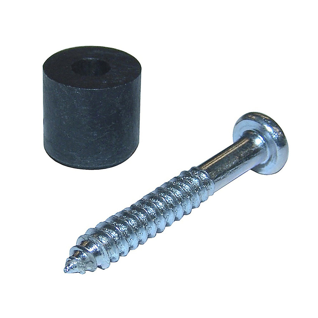 Crawford 14994 Zinc Plated Black/Silver Steel Pegboard Mounting Hardware 12/Pack
