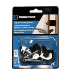 Crawford 14994 Zinc Plated Black/Silver Steel Pegboard Mounting Hardware 12/Pack