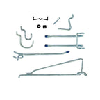 Crawford 1432A Zinc Plated Black/Silver Steel Peg Hook Assortment 32/Pack