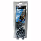 Crawford 1432A Zinc Plated Black/Silver Steel Peg Hook Assortment 32/Pack