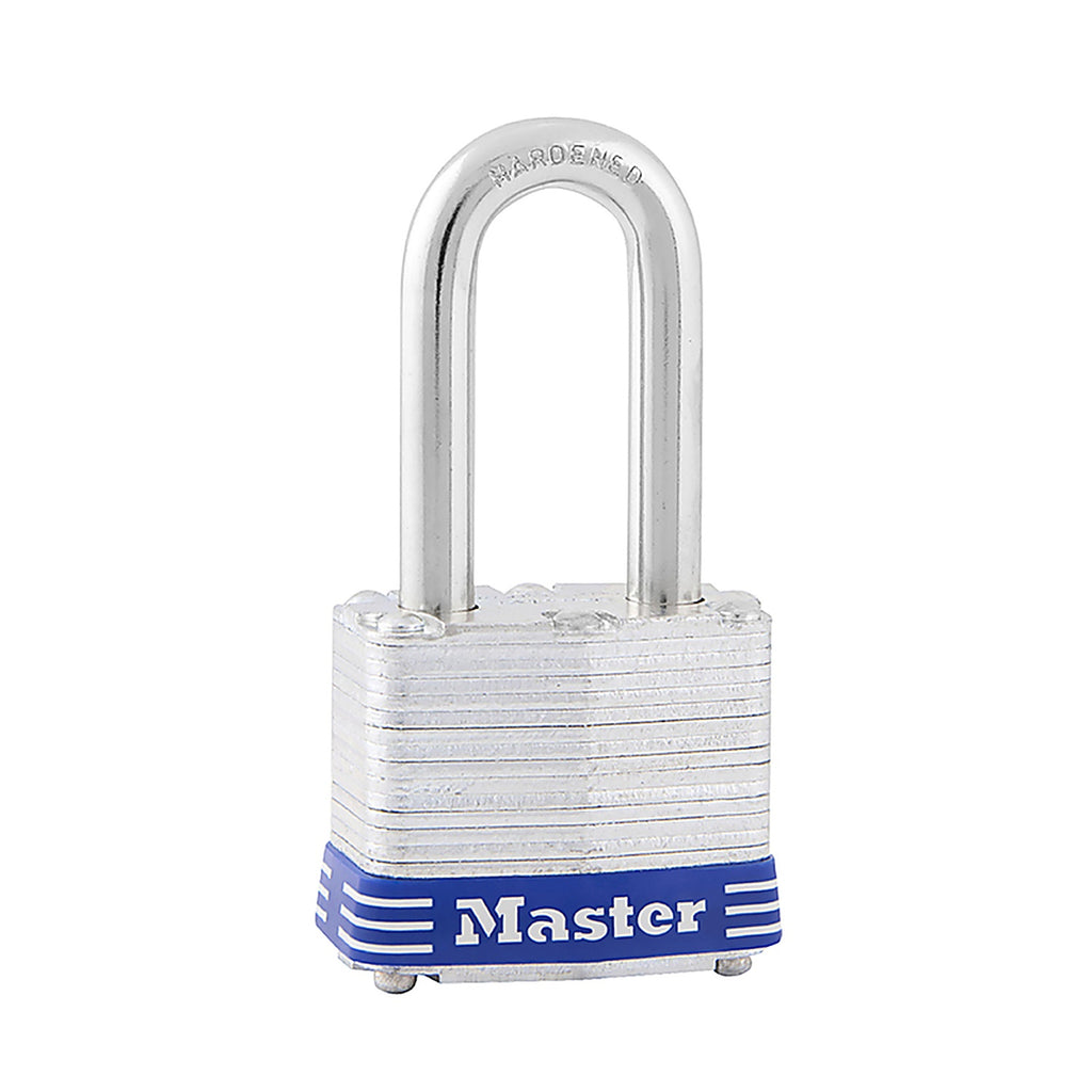 Masterlock - 3DLF - Master Lock 3-3/16 In. H X 1-9/16 In. W Laminated Steel Double Locking Exterior Padlock