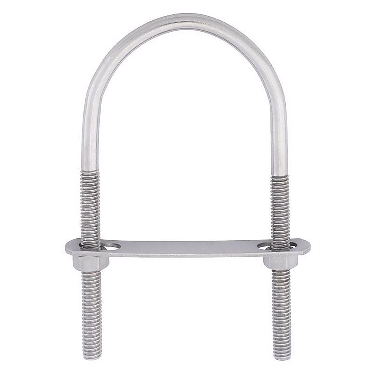 Hampton 02-3451-400 5/16 in. x 2-1/2 in. W x 5-3/16 in. L Coarse Stainless Steel U-Bolt