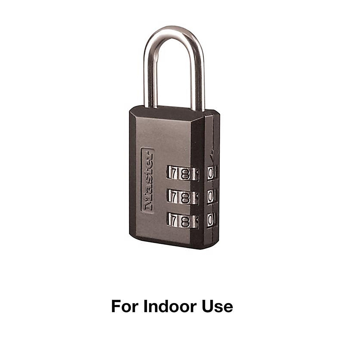 Master Lock - 647D - 1-3/16 In. W Steel 3-Dial Combination Luggage Lock