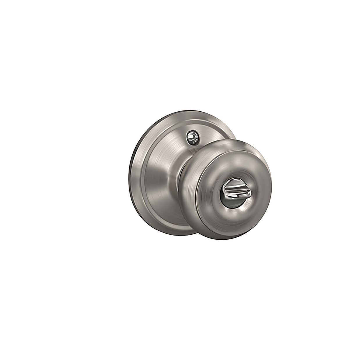 Schlage F51AGEO619 Georgian Satin Nickel Entry Lockset ANSI Grade 2 1-3/4 in.