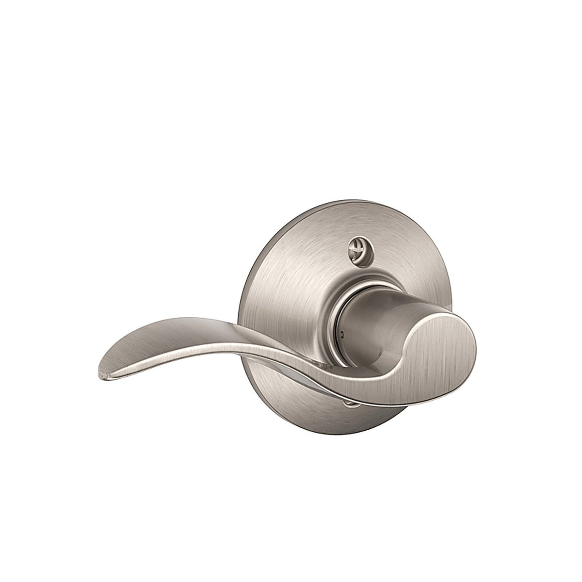 Schlage - F170ACC619LH - Accent Classic Satin Nickel Dummy Lever Left Handed