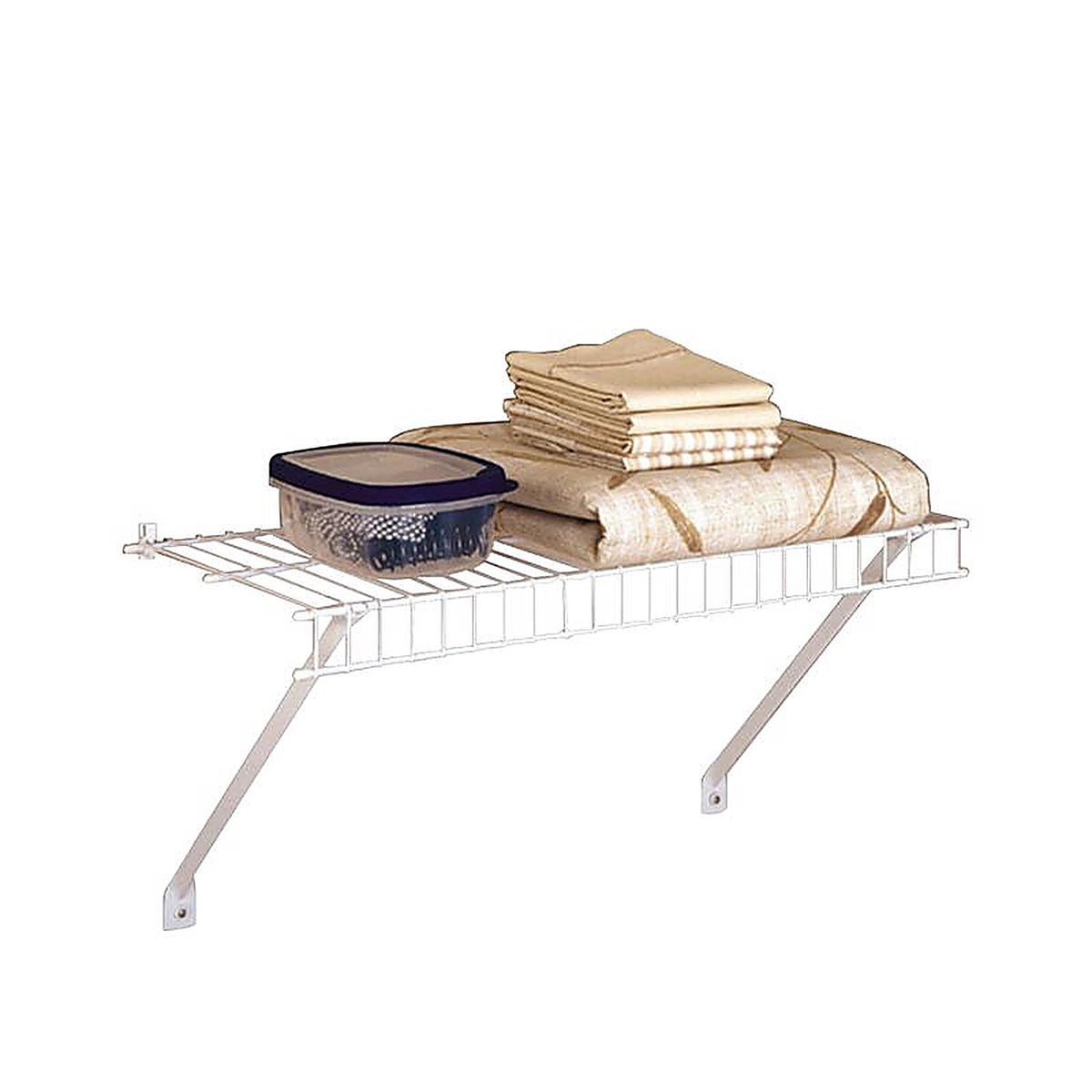 RubberMaid 5210RM 24 in. H X 12 in. W X 24 in. L Steel Linen Shelf Kit 1 pk