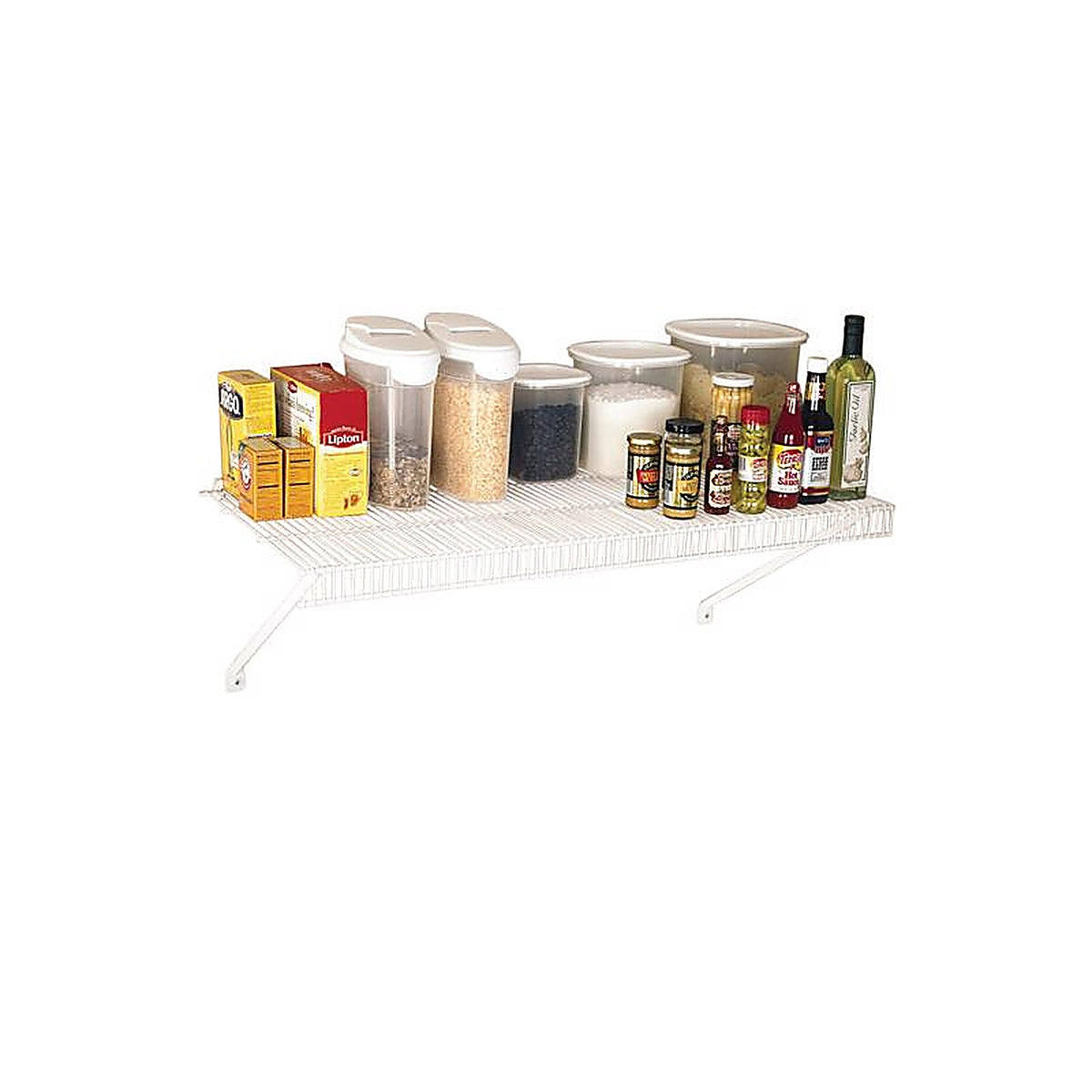 RubberMaid 41642 36 in. H X 16 in. W X 36 in. L Steel Tight Mesh Shelf Kit 1 pk