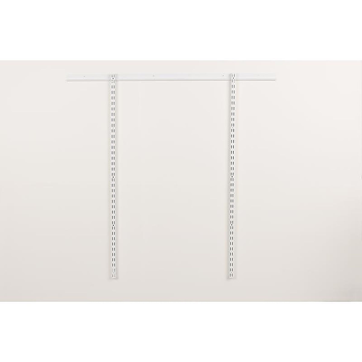 Rubbermaid 3Q70-00-WHT .5 in. H X 1.7 in. W X 40 in. L Steel Fast Track Rail