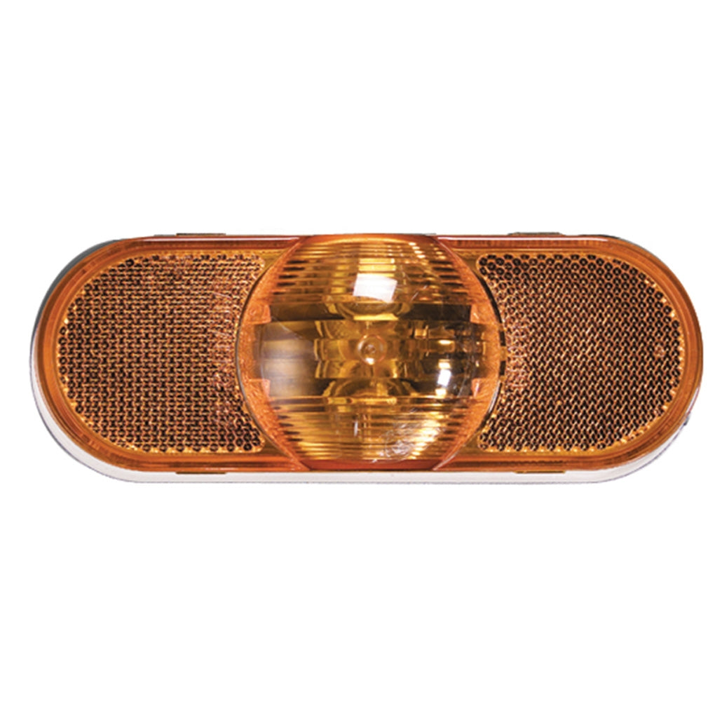 Grote 52513 Oval Torsion Mount III Side Turn/Marker Lamp Yellow