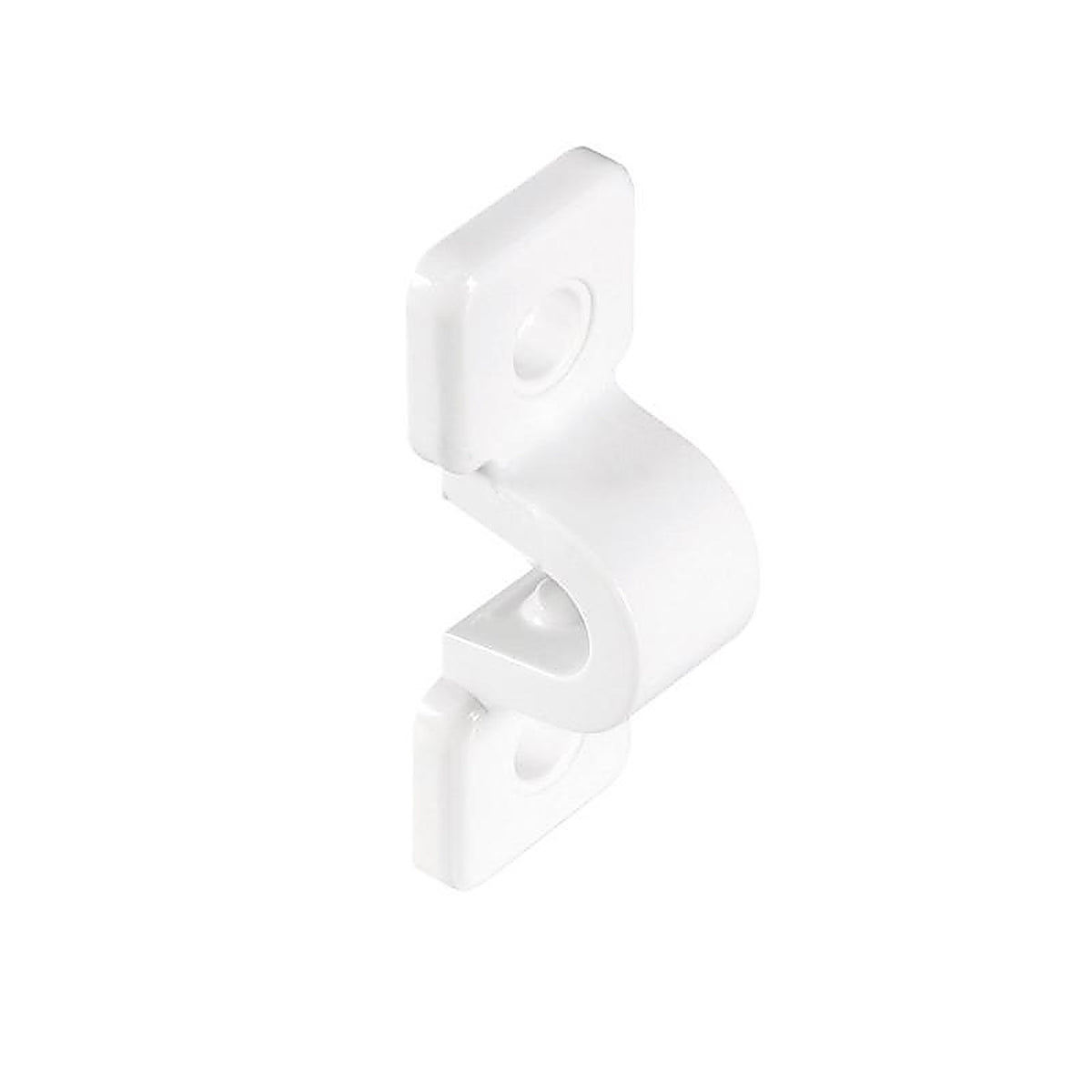 RubberMaid 3D30-LW-WHT 8.6 in. H X 7 in. W X .5 in. L Plastic C Clamps 20 pk