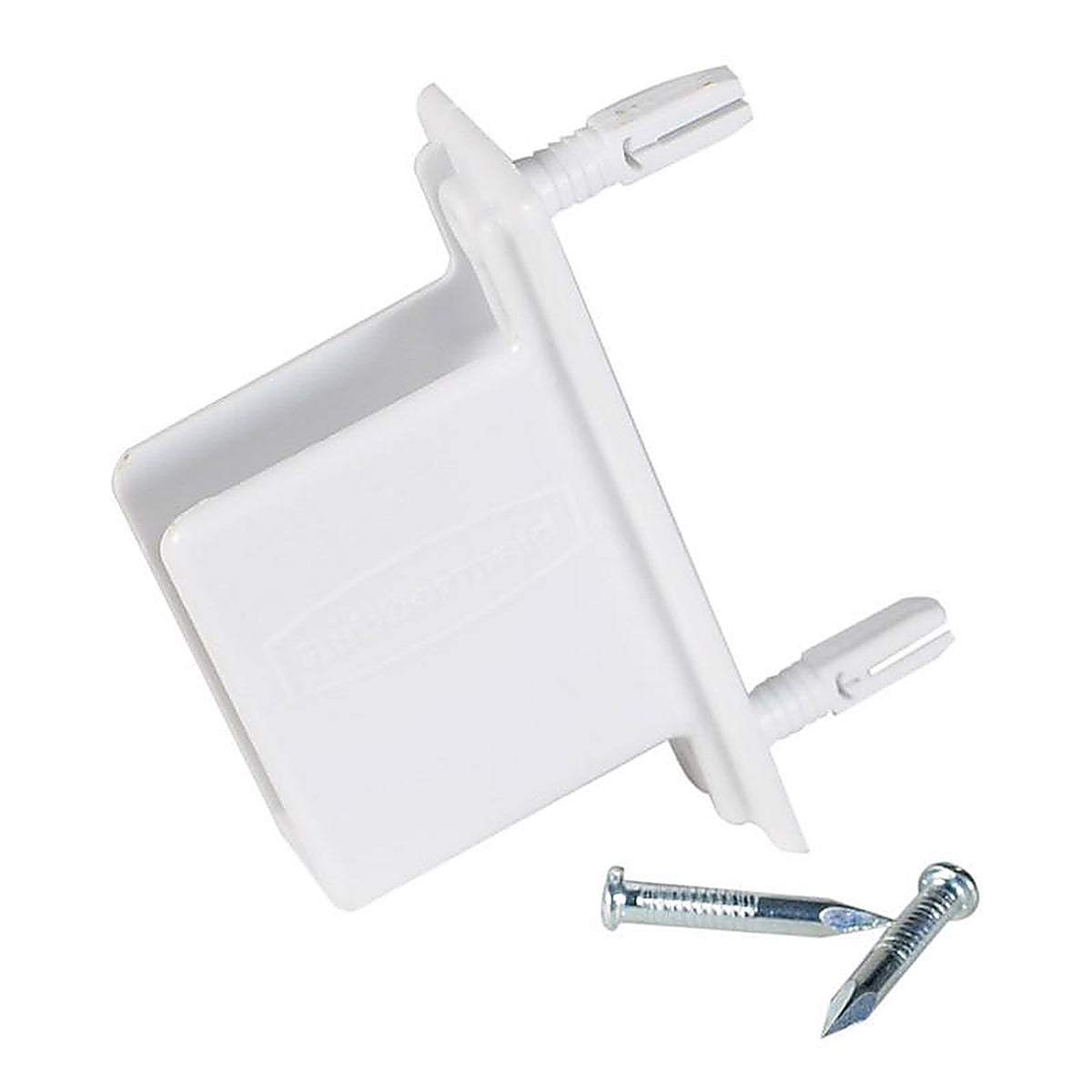 RubberMaid 1950472 8.6 in. H X 7 in. W X 1.3 in. L Metal Fast Track Wall/End Bracket 1 each