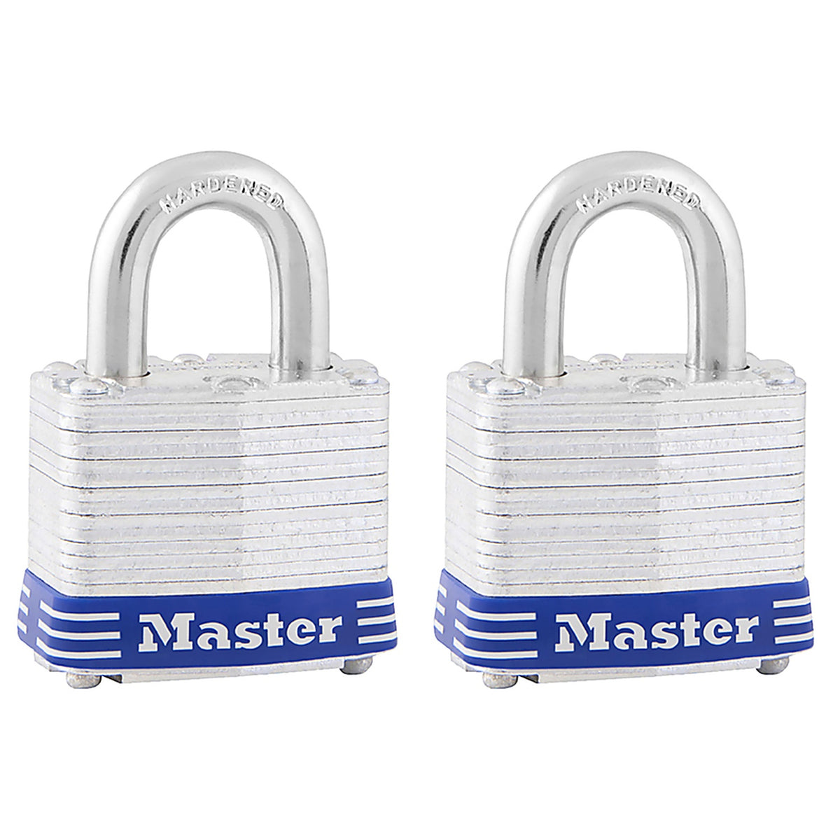 Masterlock - 3T - Master Lock 1-5/16 In. H X 1-9/16 In. W Laminated Steel Double Locking Exterior Padlock