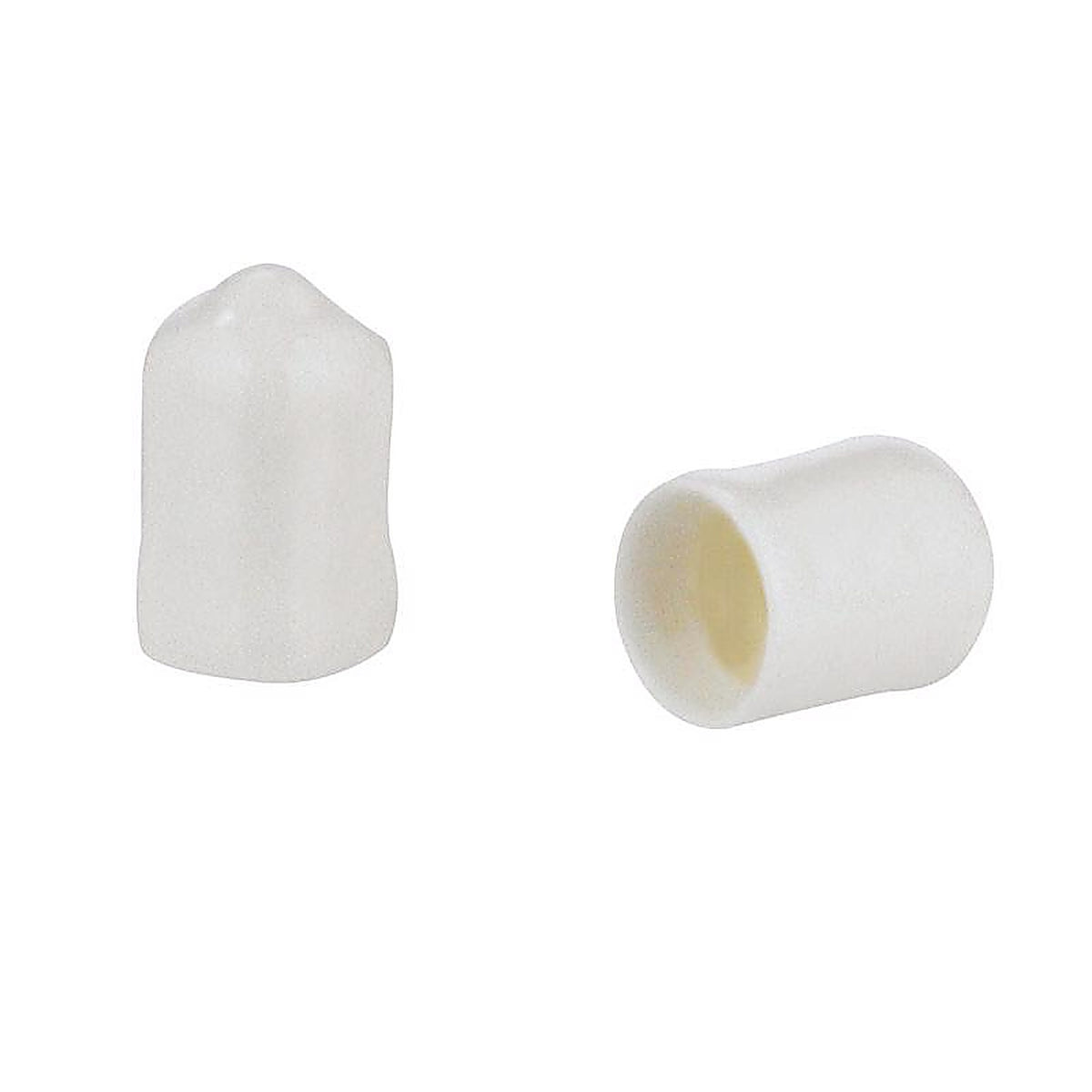 RubberMaid 3D60-LW-WHT 6.8 in. H X 4.5 in. W X .4 in. L Plastic End Caps 14 pk