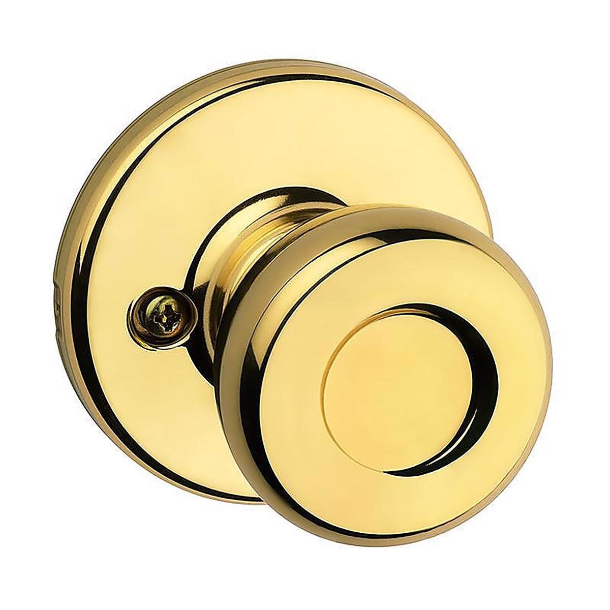Kwikset 94880-363 Tylo Polished Brass Dummy Knob Right or Left Handed