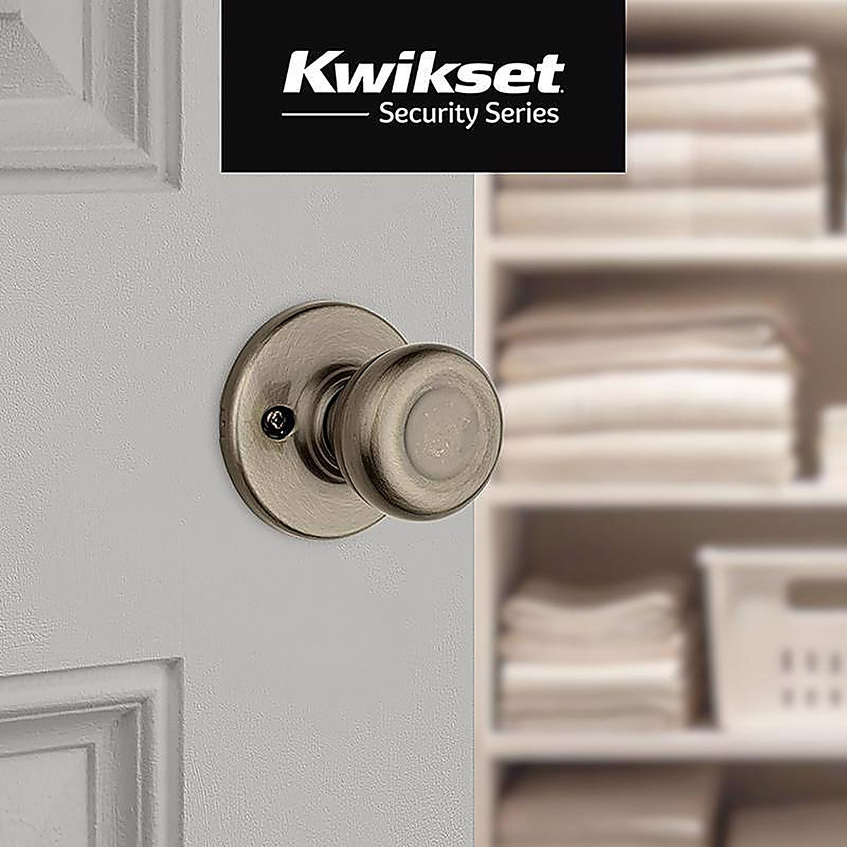 Kwikset - 94880-364 - Tylo Antique Brass Dummy Knob Right or Left Handed